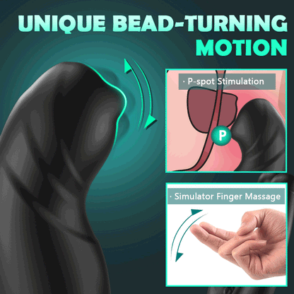 Futurlio - Bead Massage P-spot 9 Vibrating Prostate Massager with Remote Control
