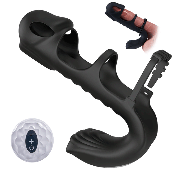 Futurlio - Dual Motor 7 Vibrating Penis Sleeve and Vibrator 2-in-1 Adult Toy