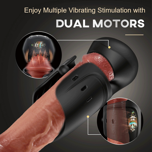 Futurlio-Automatic Adjustable Buckle 10 Vibrating Modes Masturbator Cup