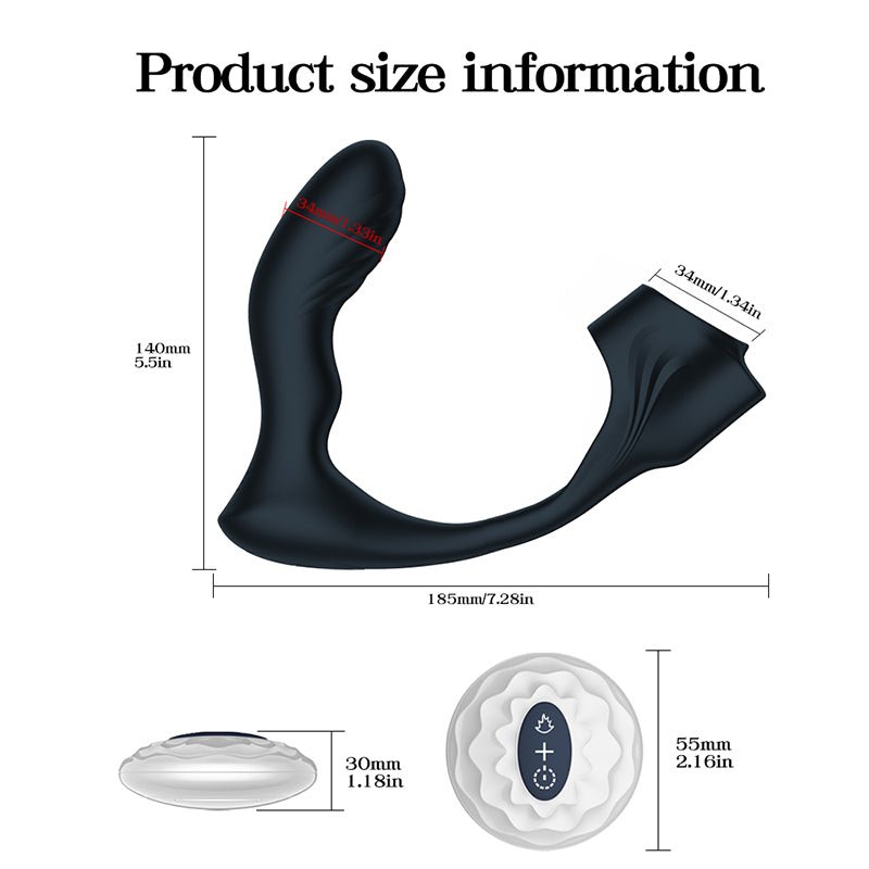 Futurlio - 7 Frequency Conversion Vibration Wireless Remote Control Prostate Massager - Futurlio