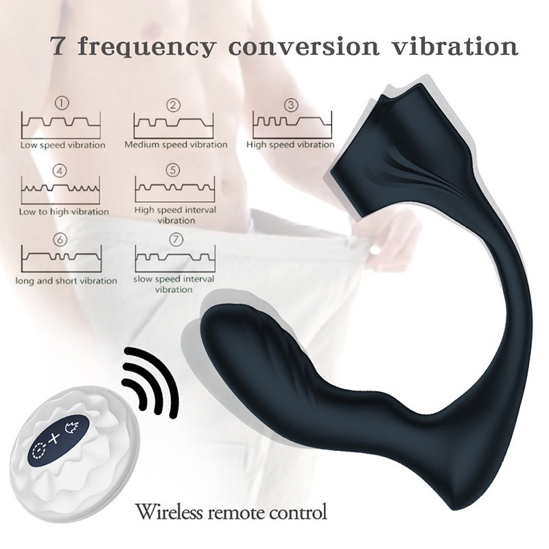 Futurlio - 7 Frequency Conversion Vibration Wireless Remote Control Prostate Massager - Futurlio