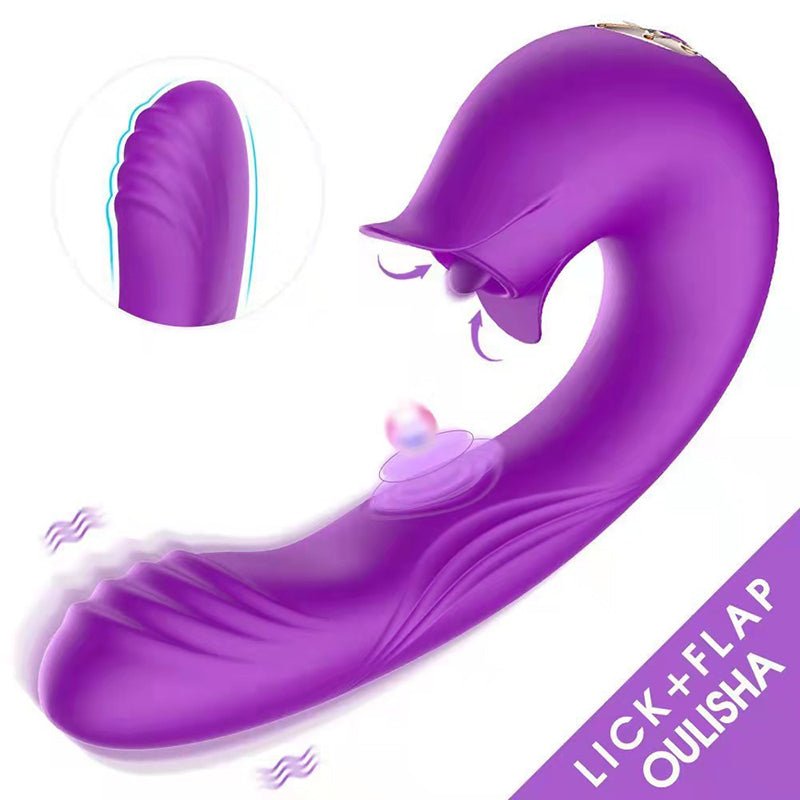 Futurlio - 7-Frequency Vibrating, 7-Frequency Suction, 10-Frequency Pulsating Female Vibrator - Futurlio