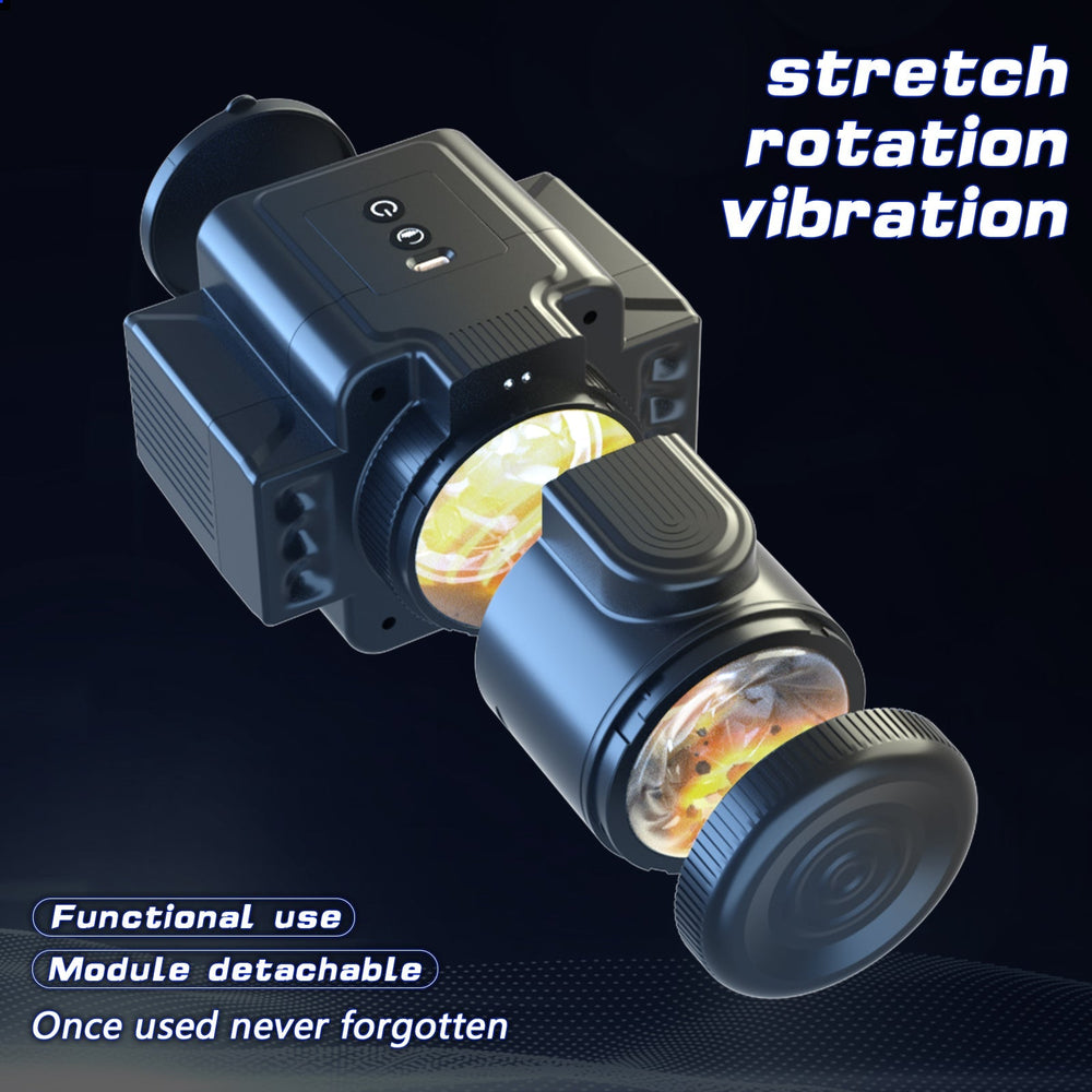 Futurlio - Camera 7-Speed Rotating Vibrating Male Masturbator - Futurlio