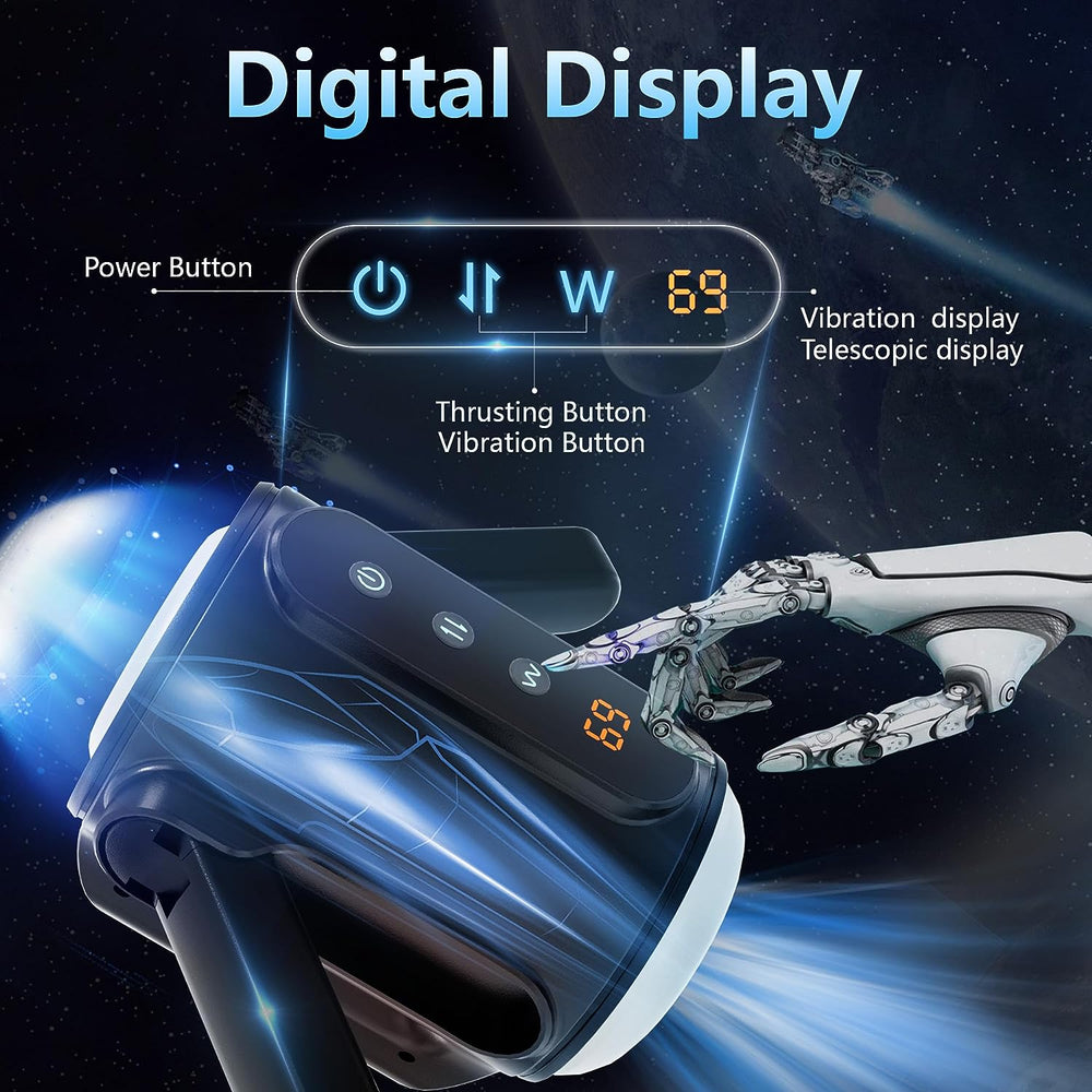 Futurlio Digital Experience Masturbator: Cutting-Edge Pleasure Innovation with 9-Speed Expandable and Vibrating Features - Futurlio