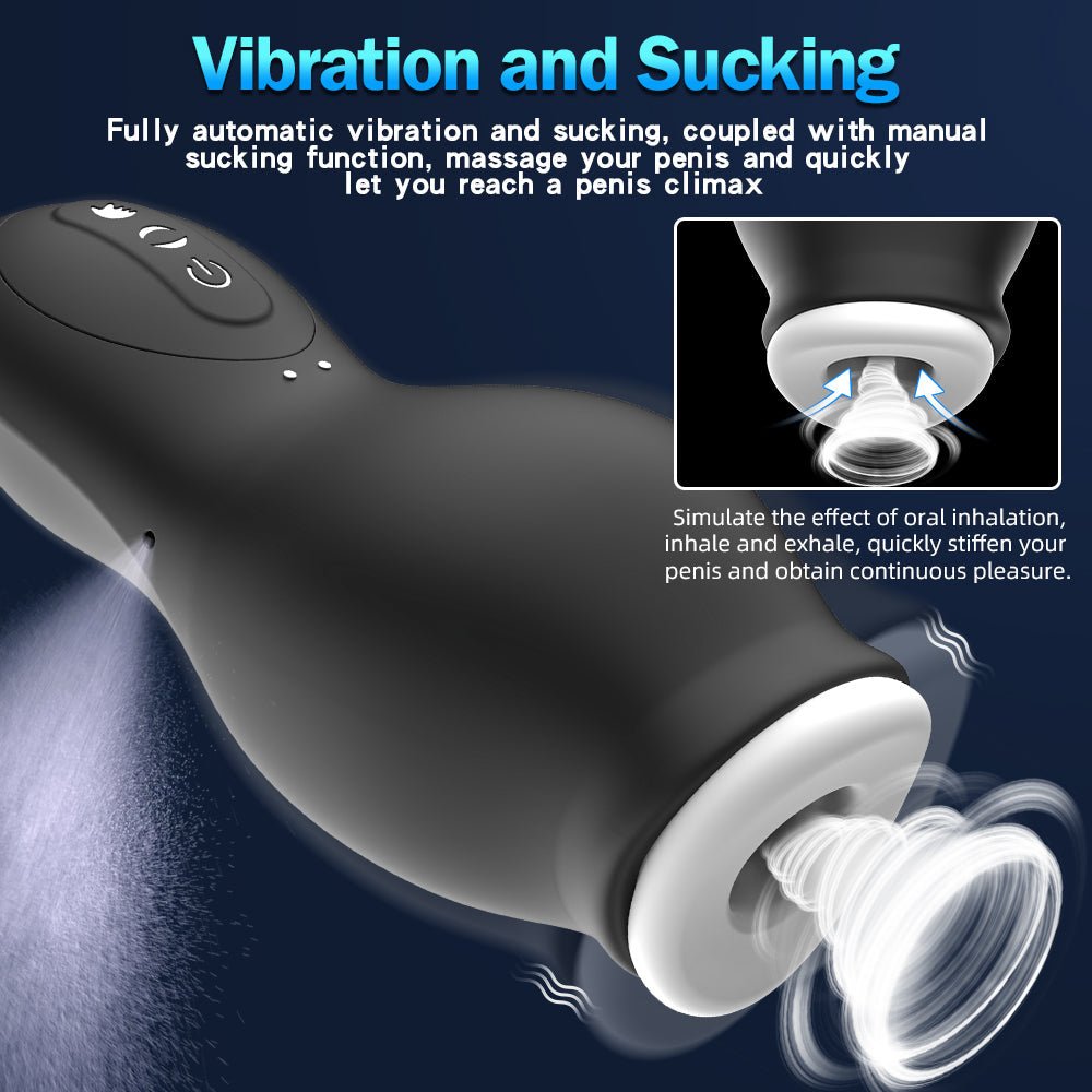 Futurlio - Dragon Suction Trainer Sucking Vibration Male Masturbator - Futurlio
