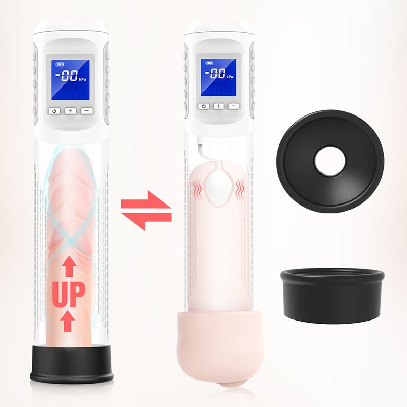 Futurlio - LCD Display, Suction, and Vibrating Exercise Penis Pump - Futurlio