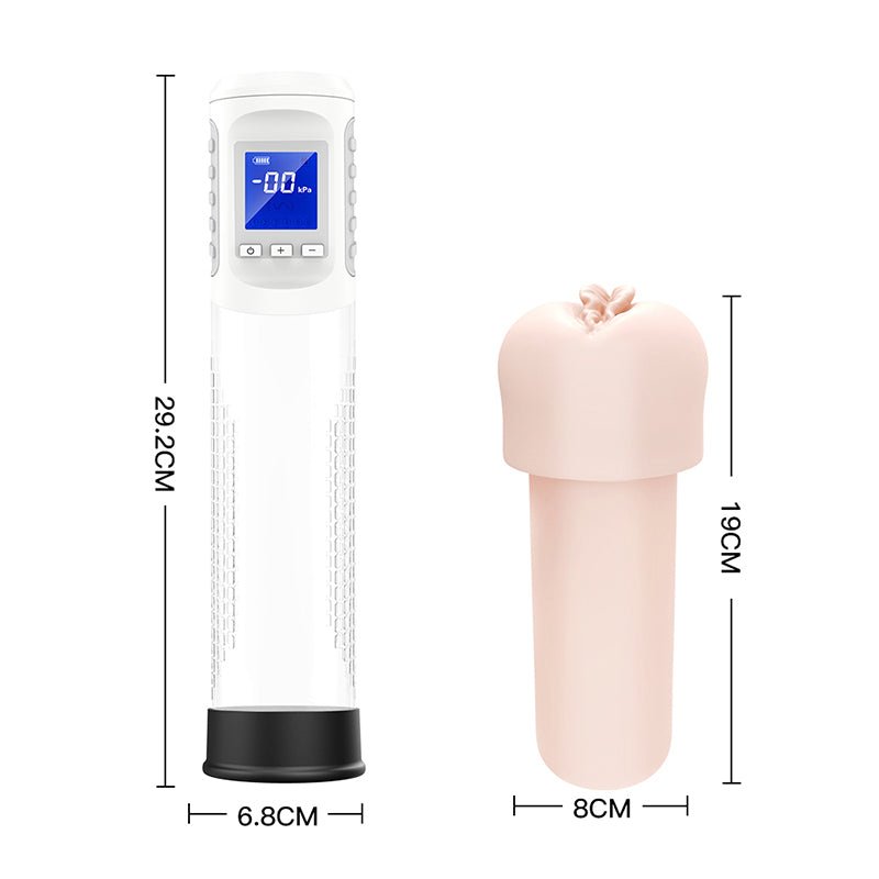Futurlio - LCD Display, Suction, and Vibrating Exercise Penis Pump - Futurlio