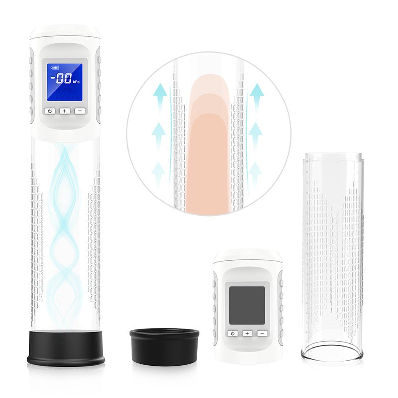 Futurlio - LCD Display, Suction, and Vibrating Exercise Penis Pump - Futurlio