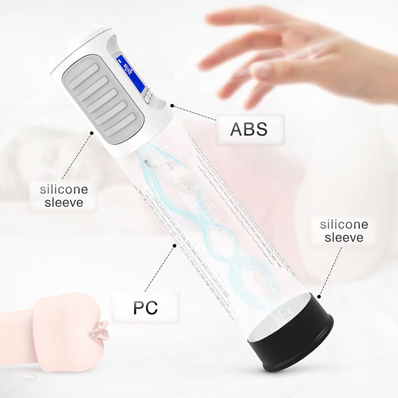 Futurlio - LCD Display, Suction, and Vibrating Exercise Penis Pump - Futurlio