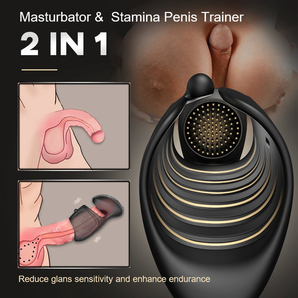 Futurlio-Automatic Adjustable Buckle 10 Vibrating Modes Masturbator Cup