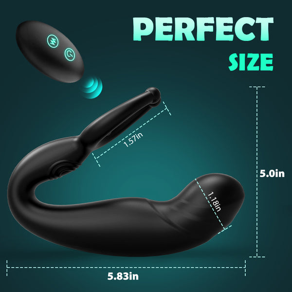 Futurlio - Bead Massage P-spot 9 Vibrating Prostate Massager with Remote Control
