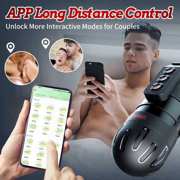 Futurlio & Leten - Grenade Strong Shock Male Masturbation Device Mobile App Remote Control