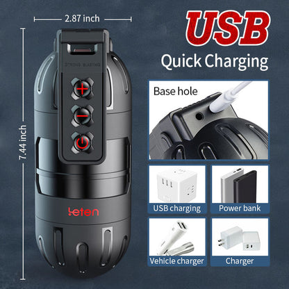 Futurlio & Leten - Grenade Strong Shock Male Masturbation Device Mobile App Remote Control