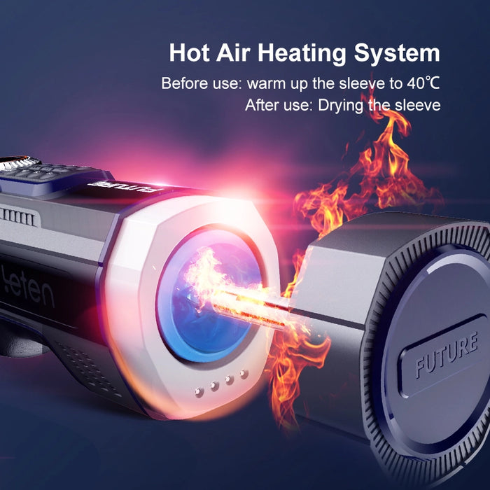 Futurlio & Leten - 708 III Double-Liner, 10-Frequency Heating, Type-C Charging Male Masturbator with Sound: Experience Advanced Multi-Function Interaction