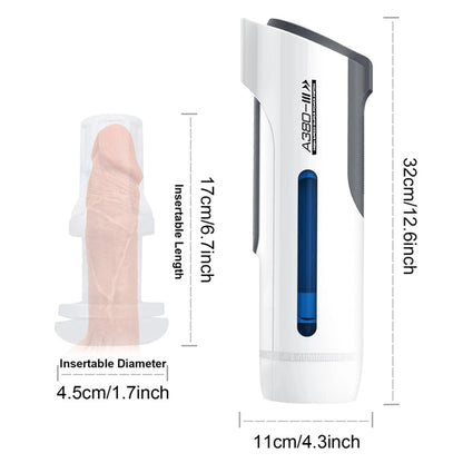 Futurlio & Leten - Automatic Telescopic Thrusting Moan Heating Masturbator Adult toys for men