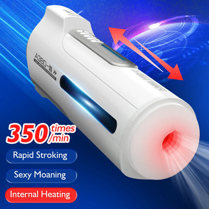 Futurlio & Leten - Automatic Telescopic Thrusting Moan Heating Masturbator Adult toys for men