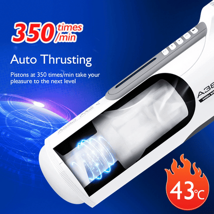 Futurlio & Leten - Automatic Telescopic Thrusting Moan Heating Masturbator Adult toys for men