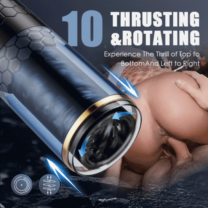 Futurlio - sextoys 10 Thrusting Spinning Suction Technical Sense Male Masturbator