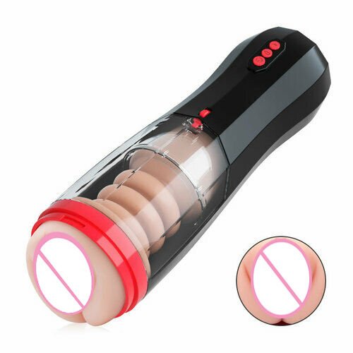 Futurlio - 10-Frequency Vibrating and 5-Frequency Telescopic Male Masturbator - Futurlio