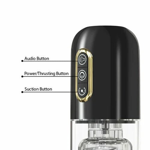 Futurlio - 10 Telescopic Rotation 10 Suction Automatic Male Masturbation - Futurlio