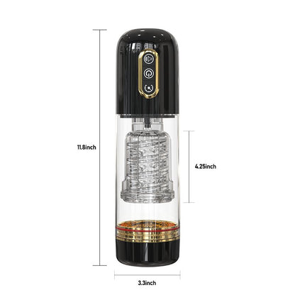 Futurlio - 10 Telescopic Rotation 10 Suction Automatic Male Masturbation - Futurlio
