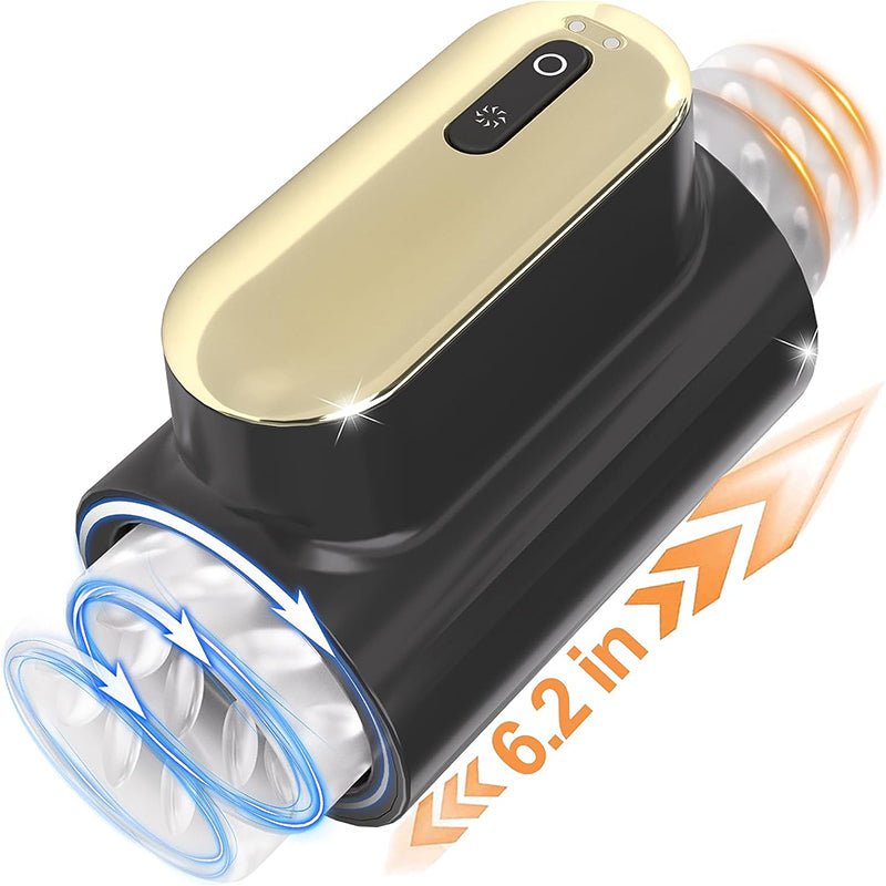 Futurlio - 6.2'' Full-length Automatic Thrusting Rotating Male Masturbator - Futurlio