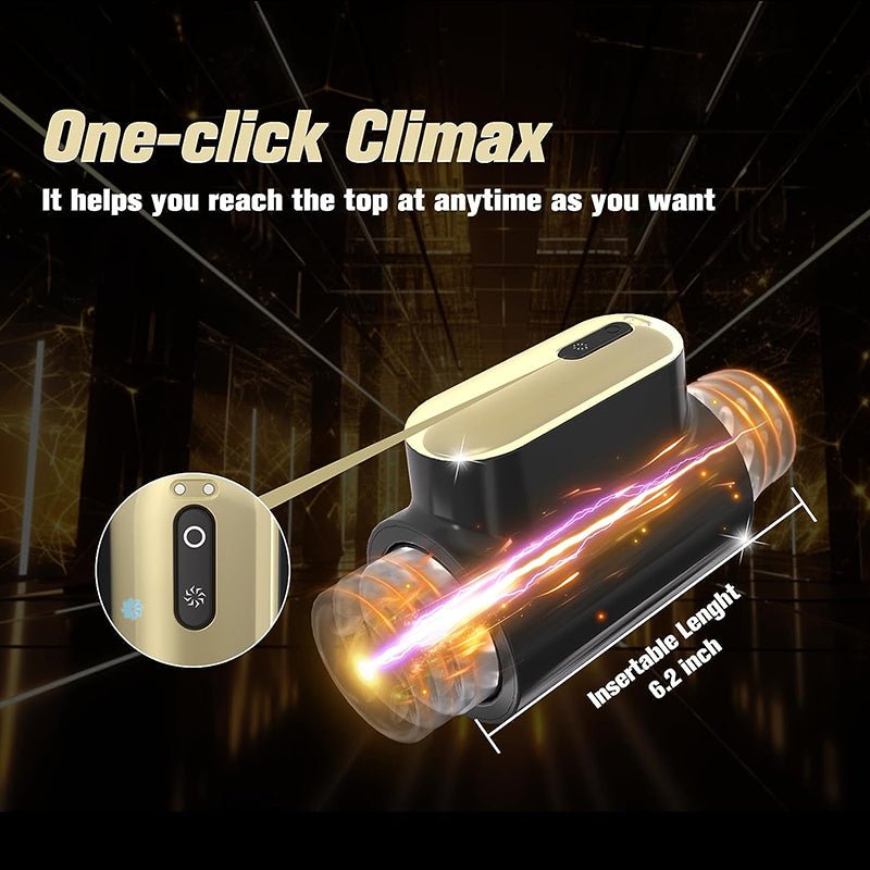 Futurlio - 6.2'' Full-length Automatic Thrusting Rotating Male Masturbator - Futurlio