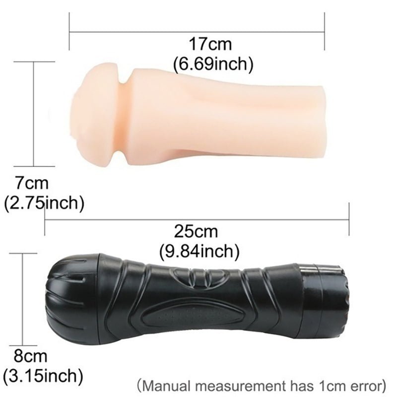 Futurlio - 7-Frequency Vibrating Male Masturbator with Skin-Like Material - Futurlio