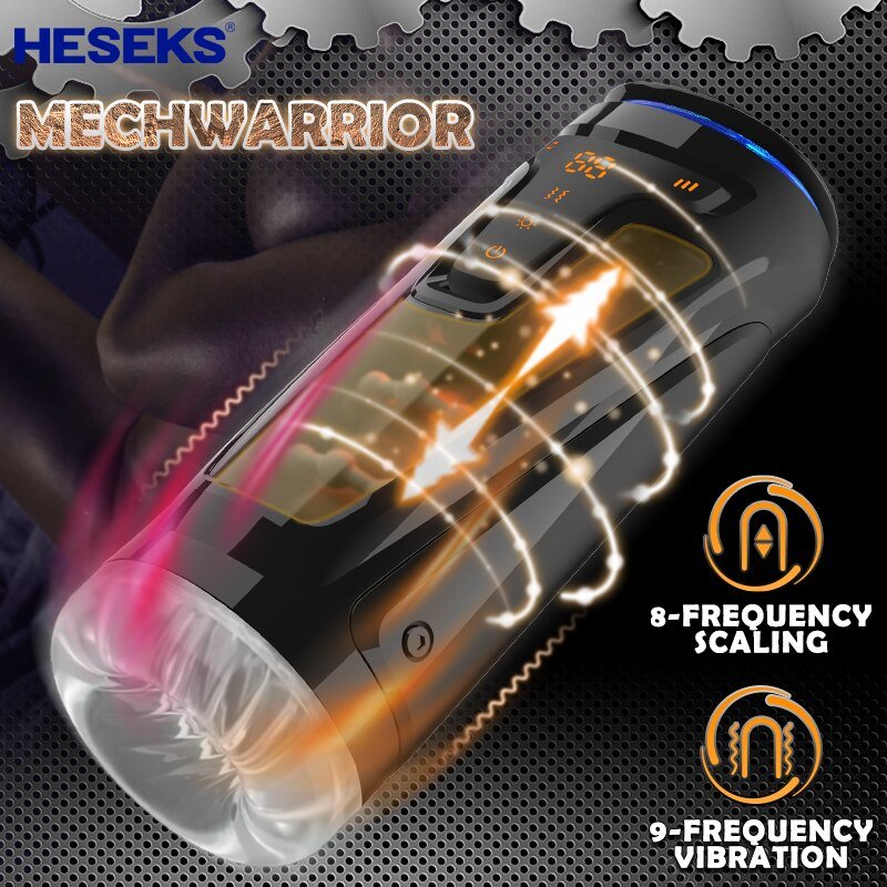 Futurlio - Automatic Man Masturbator Telescopic Vibrator Masturbation Man Vaginas Blowjobs Pussy Sex Machine For Man - Futurlio