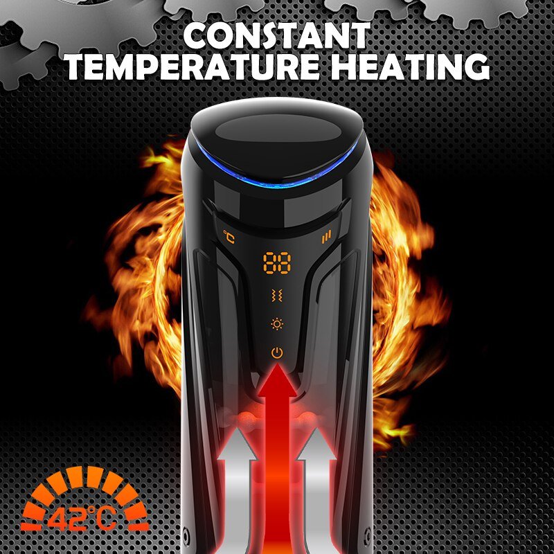Futurlio - Automatic Man Masturbator Telescopic Vibrator Masturbation Man Vaginas Blowjobs Pussy Sex Machine For Man - Futurlio