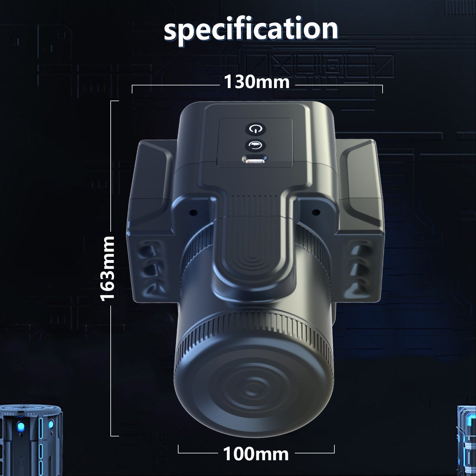 Futurlio - Camera 7-Speed Rotating Vibrating Male Masturbator - Futurlio