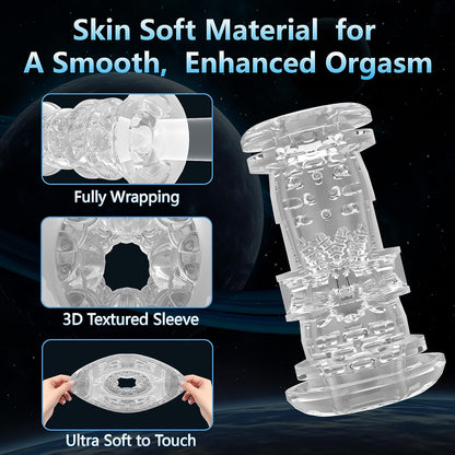 Futurlio Digital Experience Masturbator: Cutting-Edge Pleasure Innovation with 9-Speed Expandable and Vibrating Features - Futurlio
