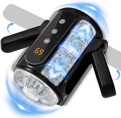 Futurlio Digital Experience Masturbator: Cutting-Edge Pleasure Innovation with 9-Speed Expandable and Vibrating Features - Futurlio