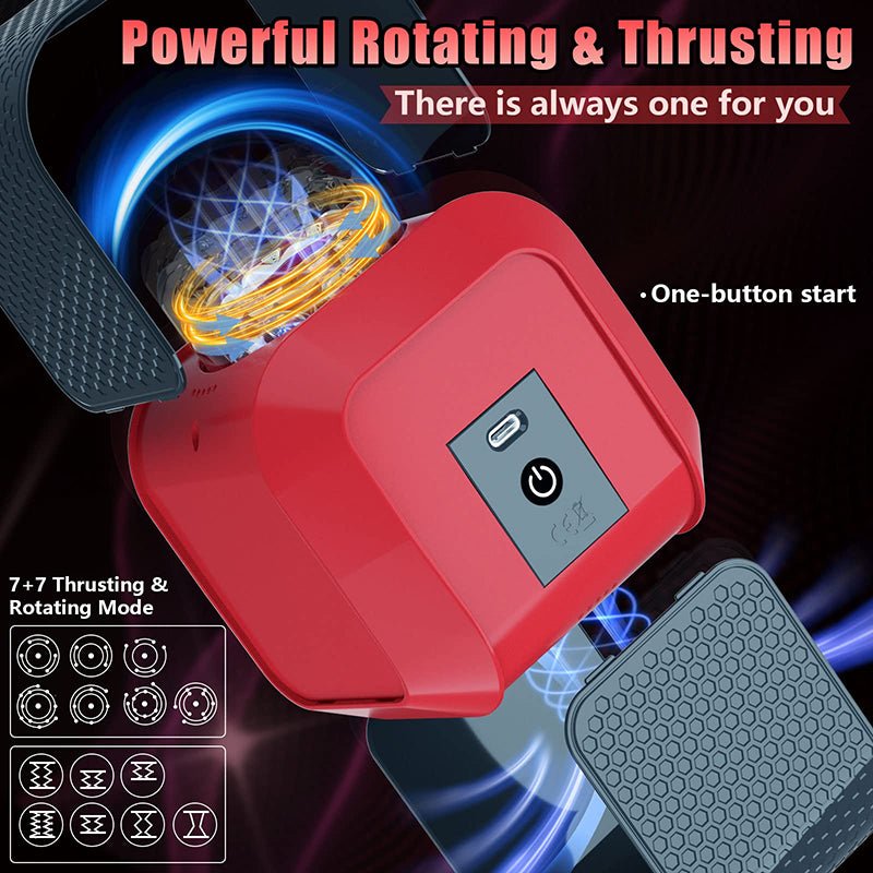 Futurlio - Hands-Free Pleasure Device for Men with 2-in-1 Functionality and 7 Stimulation Modes - Enjoy Automatic Male Masturbation - Futurlio