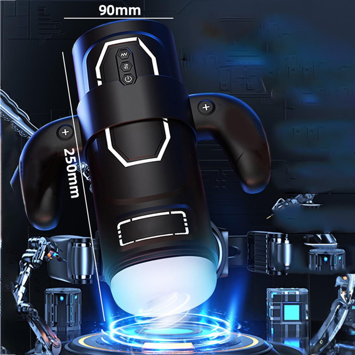 Futurlio - Heated, Telescopic, and Suction Male Masturbator - Futurlio