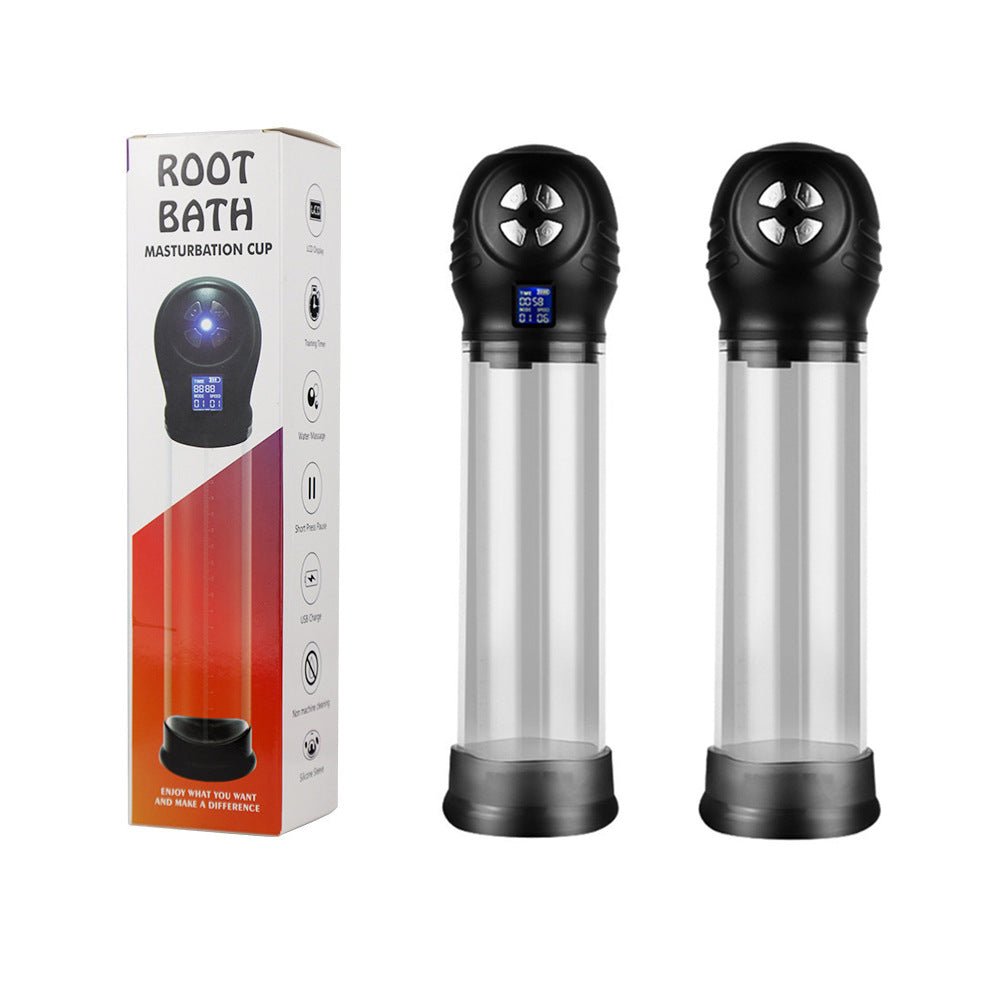 Futurlio - Men's Masturbation Cup Exerciser LCD Negative Pressure Display Increaser - Futurlio