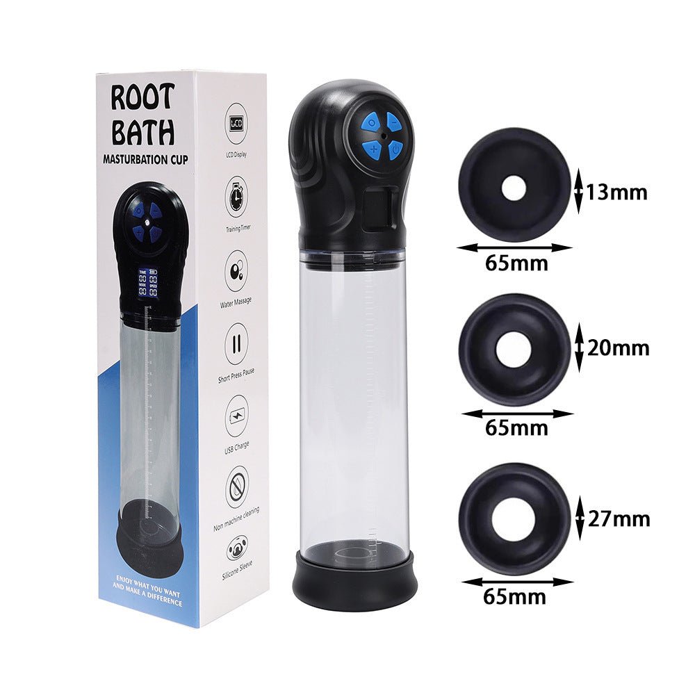 Futurlio - Men's Masturbation Cup Exerciser LCD Negative Pressure Display Increaser - Futurlio