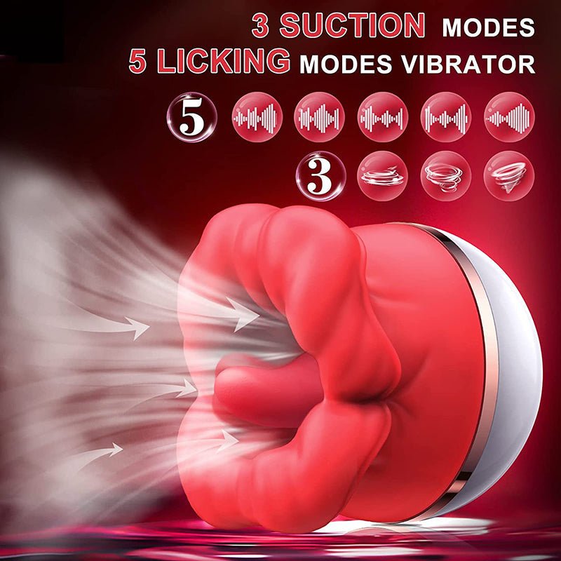 Futurlio - Mini Rose Tongue Licking Masturbator - Futurlio