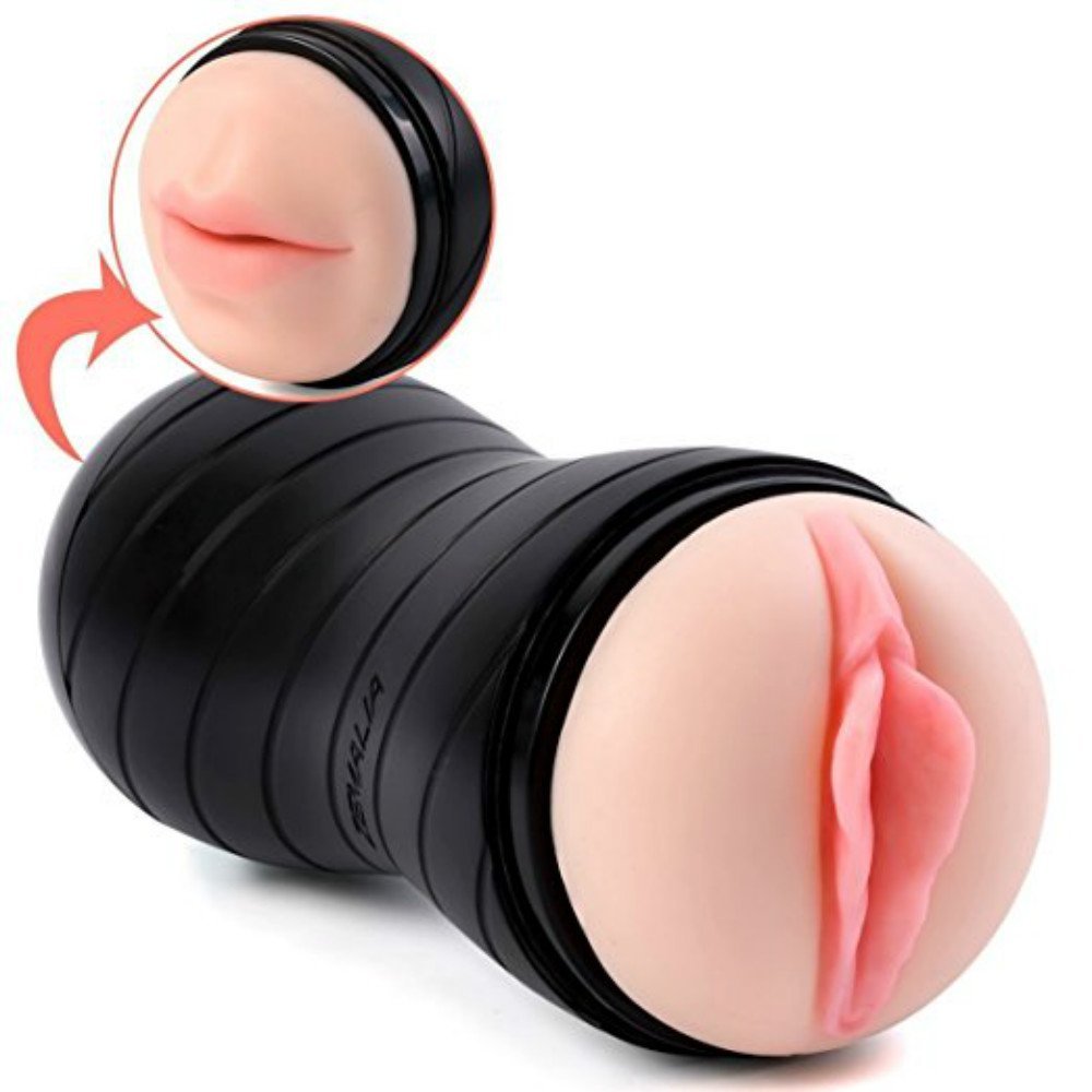 Futurlio - Pocket Pussy Masturbator Sex Toys Realistic Vagina And Mouth With Tongue Stroker Masturbation For Adult Man - Futurlio