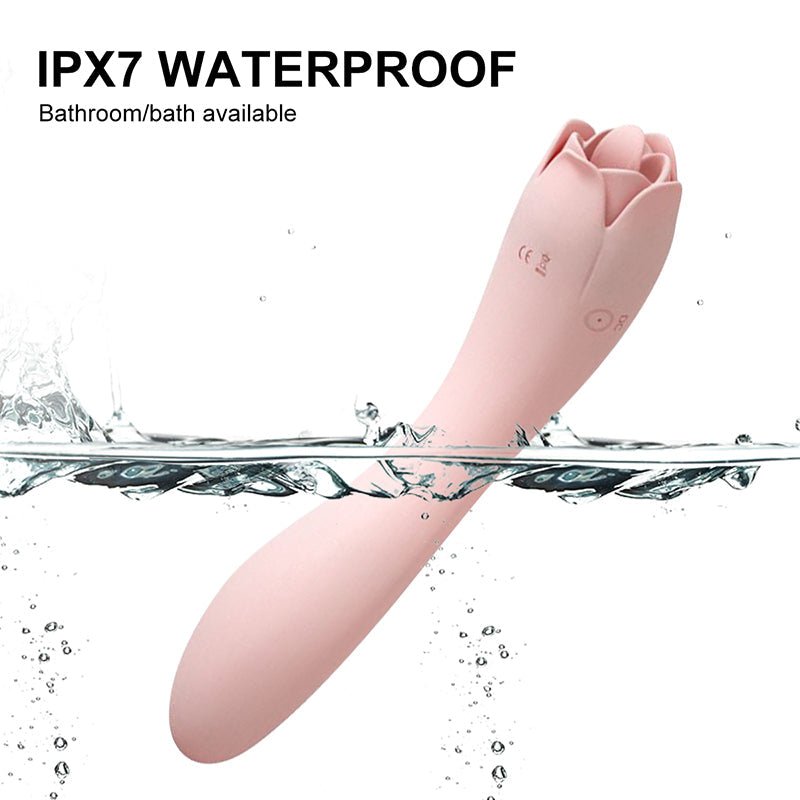 Futurlio - Rose Tongue Licking Vibrator - Futurlio
