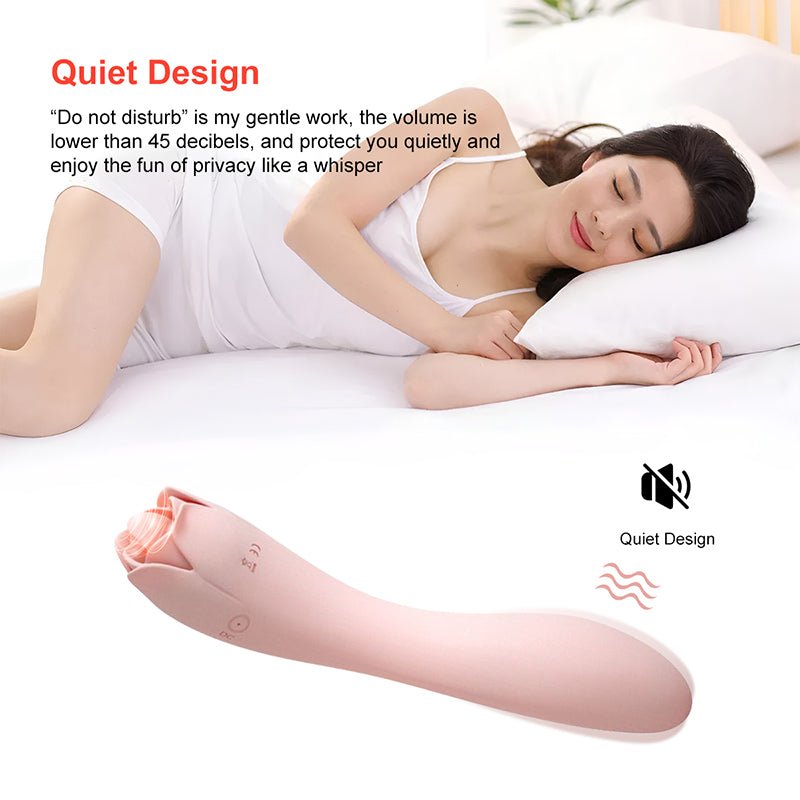 Futurlio - Rose Tongue Licking Vibrator - Futurlio