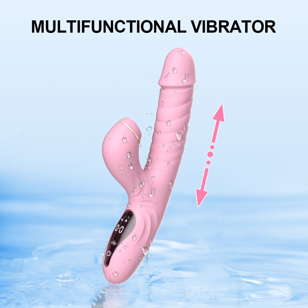 Futurlio - Suck Telescopic Heating Vibrator - Futurlio