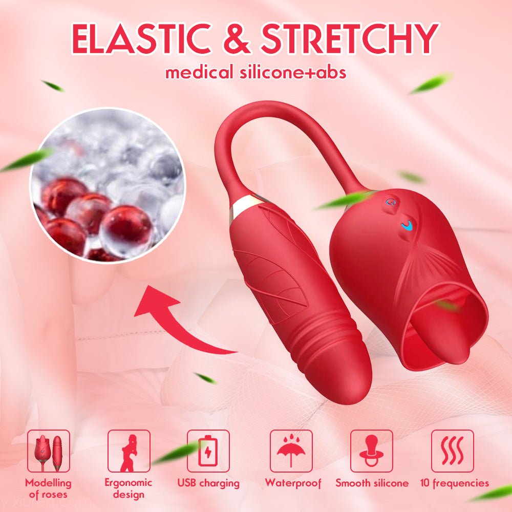 Futurlio - The Rose Toy With Bullet Vibrator Pro - Futurlio